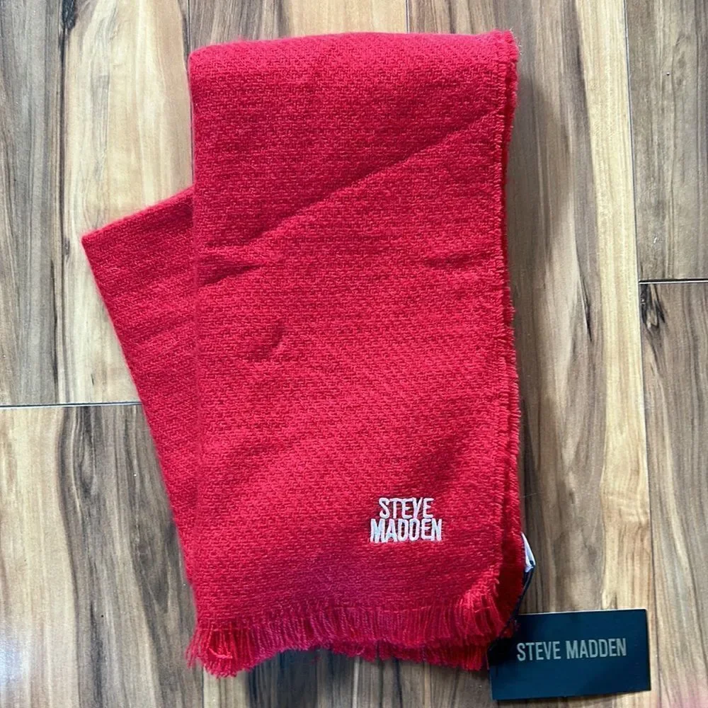 NEW Steve Madden Red Scarf